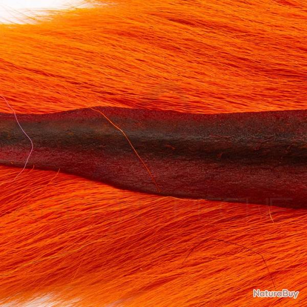 Bucktail queue de daim Petite Mdium Fluo orange
