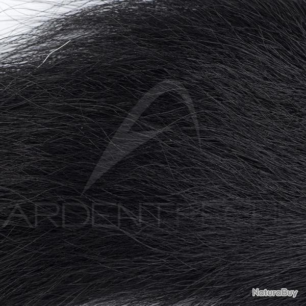 Bucktail queue de daim Petite Mdium Noir