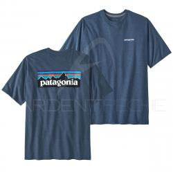 Tee shirt PATAGONIA Men s P 6 Logo Responsibili Tee Unity Blue