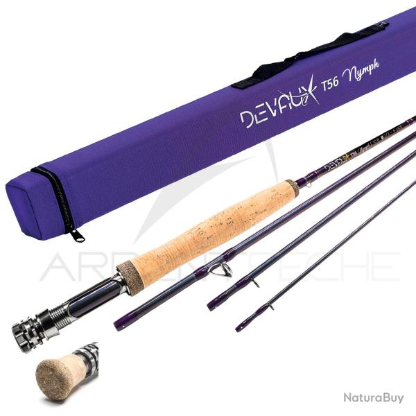 Canne  mouche DEVAUX T56 NYMPH 10'4 soie 2/3