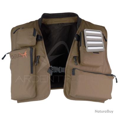 Gilet Utilitaire Vintage L.L.Bean Rouge Pêche à La Mouche – Taille M En Toile Rose Délavé