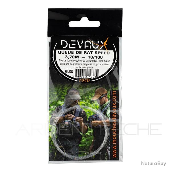 Bas de ligne DEVAUX Queue de rat Speed 3,70 m 18/100