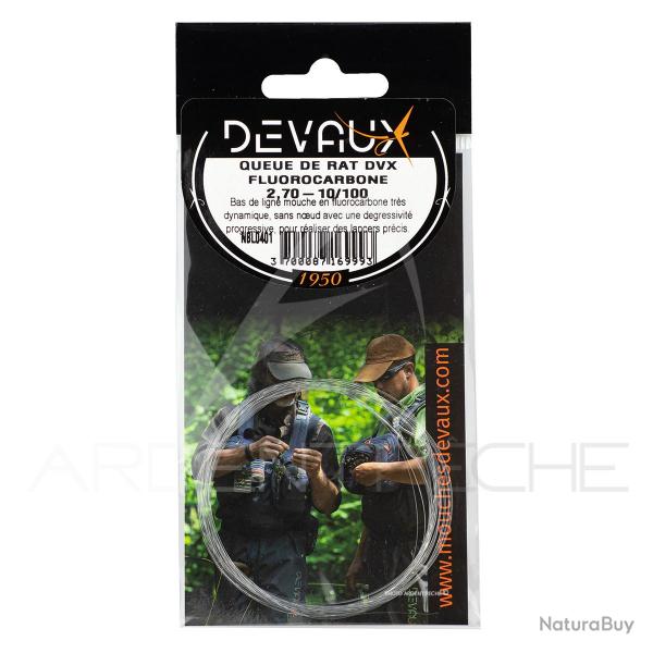 Bas de ligne DEVAUX Queue de rat fluorocarbone 2,70 m 30/100
