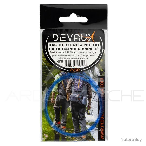 Bas de ligne DEVAUX  noeuds eaux rapides 5 m 12/100