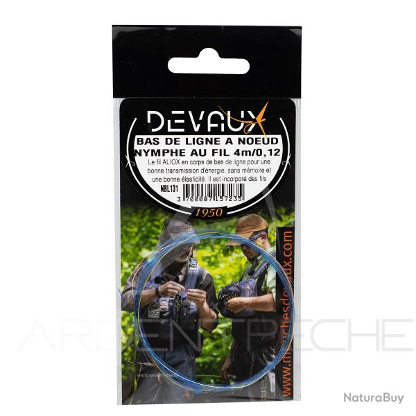 Bas de ligne DEVAUX  noeuds nymphe au fil 4m 16/100