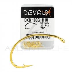 Hameçon mouche DEVAUX DXB 100 G doré H10 x25
