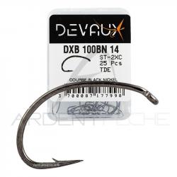 Hameçon mouche DEVAUX DXB 100 BN black nickel x25 H16