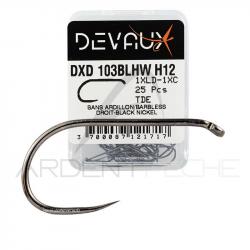 Hameçon mouche DEVAUX DXD 103 BL-HW x25 H18