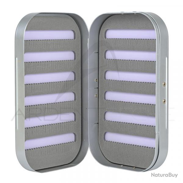 Boite  mouches ARDENT PECHE aluminium AP282 silver
