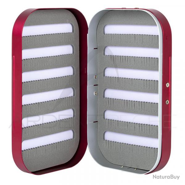 Boite  mouches ARDENT PECHE aluminium AP282 rouge