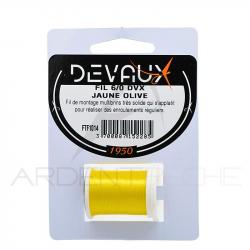 Fils de montage DEVAUX 6/0 Jaune olive