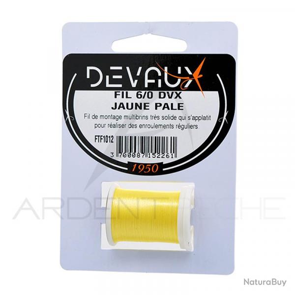Fils de montage DEVAUX 6/0 Jaune ple