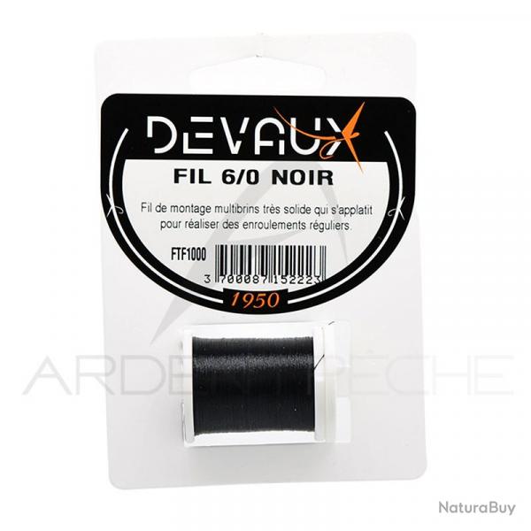 Fils de montage DEVAUX 6/0 Noir