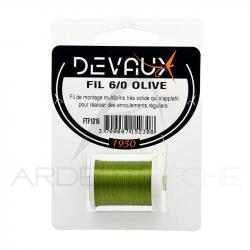 Fils de montage DEVAUX 6/0 Olive