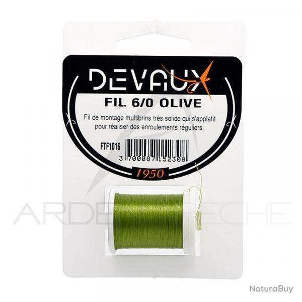 Fils de montage DEVAUX 6/0 Olive