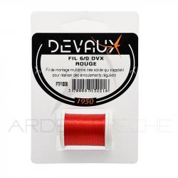 Fils de montage DEVAUX 6/0 Rouge