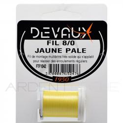 Fils de montage DEVAUX 8/0 Jaune pâle