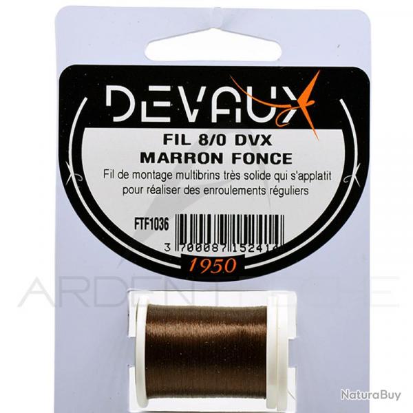 Fils de montage DEVAUX 8/0 marron fonc