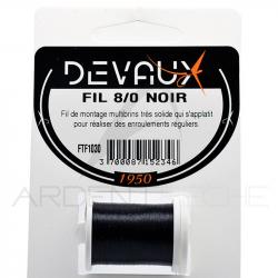 Fils de montage DEVAUX 8/0 Noir