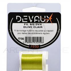 Fils de montage DEVAUX 8/0 Olive clair