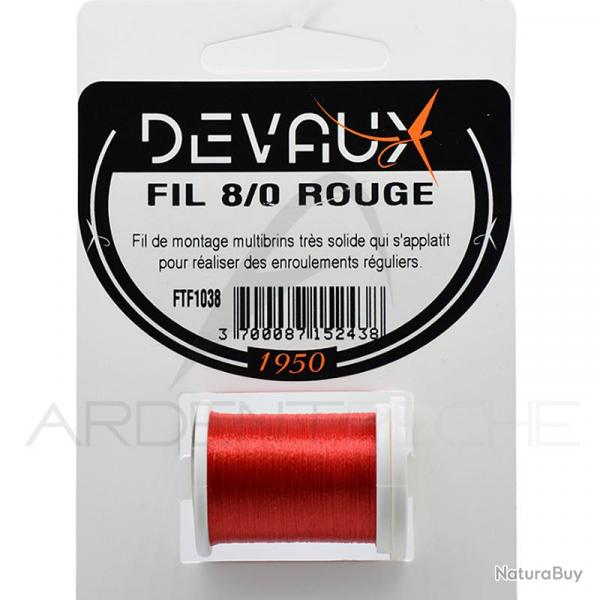 Fils de montage DEVAUX 8/0 rouge