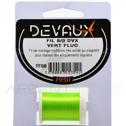 Fils de montage DEVAUX 8/0 Vert fluo