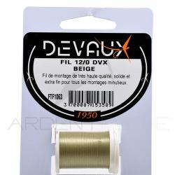 Fils de montage DEVAUX 12/0 beige