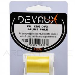 Fils de montage DEVAUX 12/0 Jaune pâle