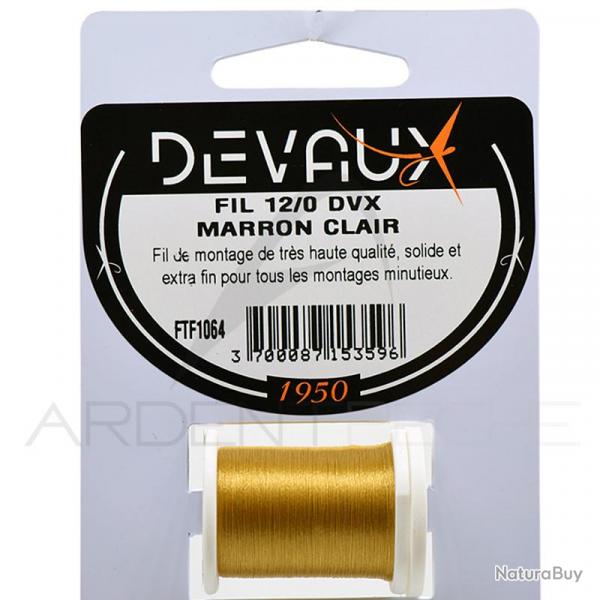 Fils de montage DEVAUX 12/0 marron clair