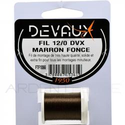 Fils de montage DEVAUX 12/0 marron foncé