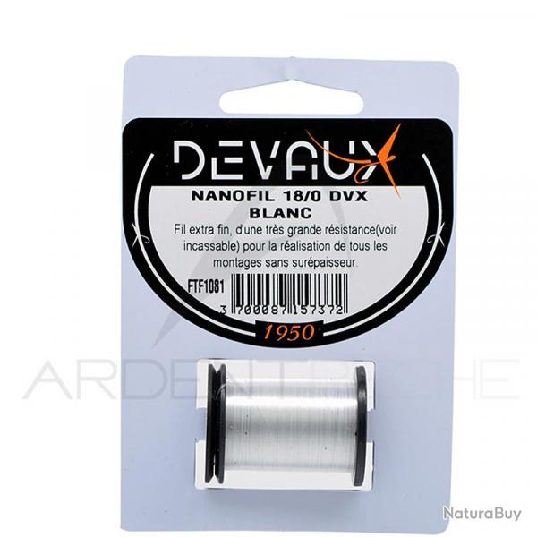 Fils de montage DEVAUX Nanofil 18/0 Blanc