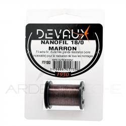 Fils de montage DEVAUX Nanofil 18/0 Marron