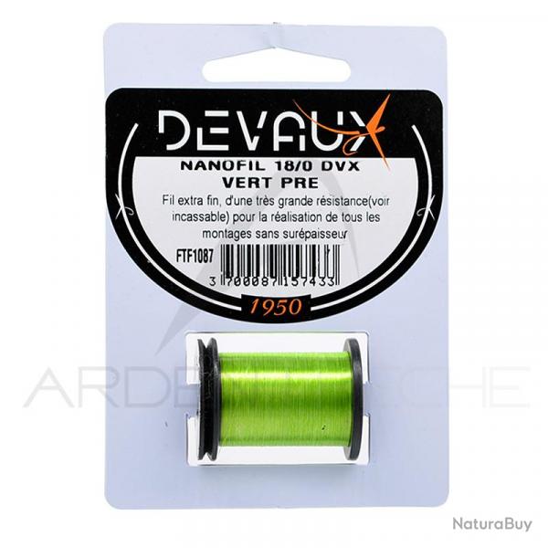Fils de montage DEVAUX Nanofil 18/0 Vert pr