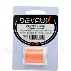 Fils de montage DEVAUX Polypro Corail fluo