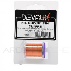 Tinsel Fil de cuivre DEVAUX fin Cuivre