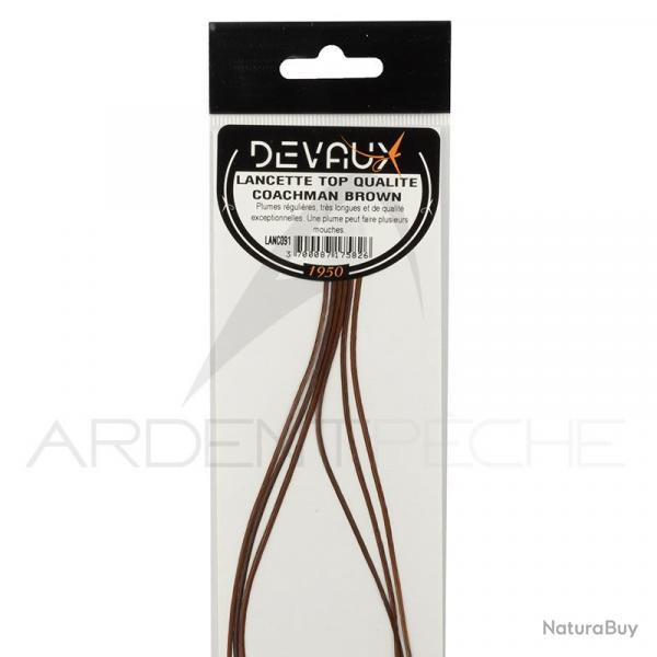 Lancettes de coq DEVAUX Top qualit Coachman brown