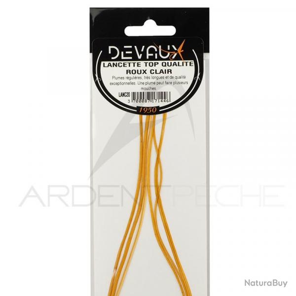 Lancettes de coq DEVAUX Top qualit Roux clair