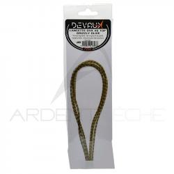 Lancettes de coq DEVAUX XS Top qualité Grizzly olive