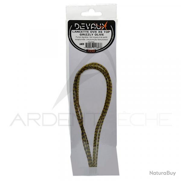 Lancettes de coq DEVAUX XS Top qualit Grizzly olive