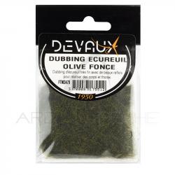 Dubbing DEVAUX Ecureuil Olive foncé