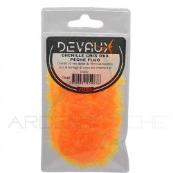 Chenille DEVAUX Cris Pêche fluo