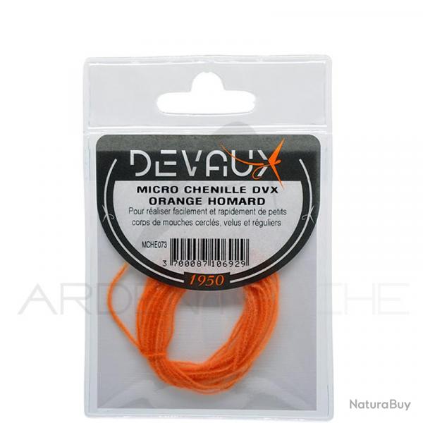 Micro chenille DEVAUX Orange homard