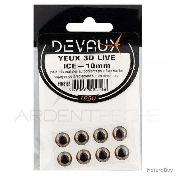 Yeux 3D DEVAUX Live Ice 4 mm