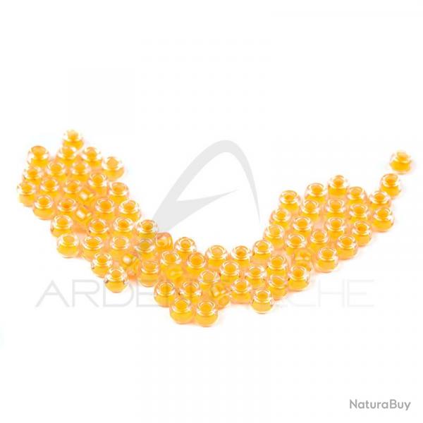 Bead Glass DEVAUX Corail fluo