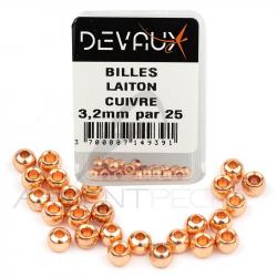 Bille Laiton DEVAUX cuivre X25 2,8 mm