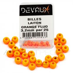 Bille Laiton DEVAUX orange fluo X25 3,2 mm