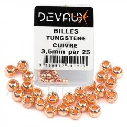 Bille Tungstène DEVAUX cuivre X25 2,5 mm