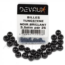 Bille Tungstène DEVAUX noir brillant X25 4,6 mm