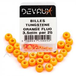 Bille Tungstène DEVAUX orange fluo X25 3,5 mm