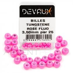 Bille Tungstène DEVAUX rose fluo X25 3,5 mm